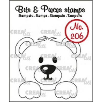 Crealies Bits & Pieces Clear Stamp - Bear CLBP206